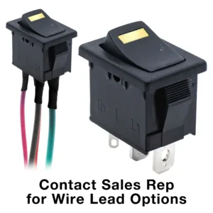 R4 Series Illuminated, High Current Rocker Switches - E-Switch, Inc.